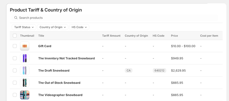 Step 1: Pick a product screenshot